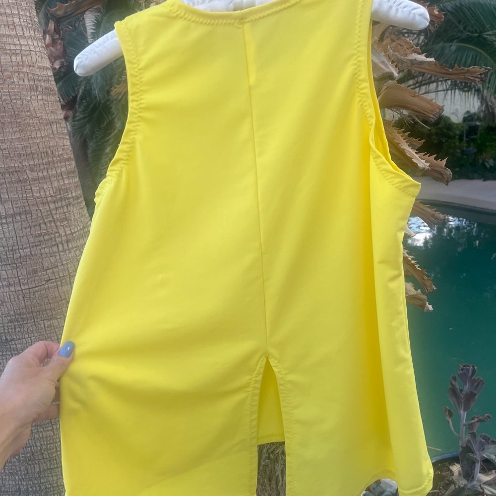 Yellow Polyester Flowey Top - Picture 4 of 4